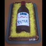 Torta z vinsko kremoMotiv: Vino v škatli