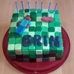 Čokoladna tortaMotiv: Minecraft