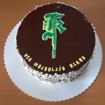 Jagodna torta oblita s temno čokoladoMotiv: KlarArt logo
